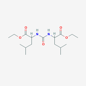 Ethyl 2-[(1-ethoxycarbonyl-3-methyl-butyl)carbamoylamino]-4-methyl-pentanoate