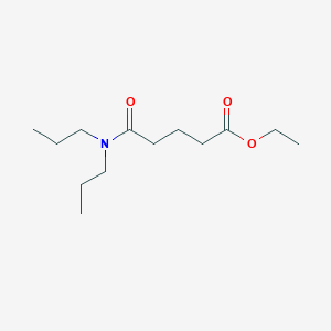 molecular formula C13H25NO3 B14006630 Ethyl 5-(dipropylamino)-5-oxopentanoate CAS No. 6946-71-0