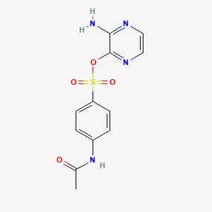 (3-Aminopyrazin-2-yl) 4-acetamidobenzenesulfonate