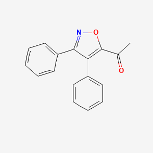 molecular formula C17H13NO2 B14006709 1-(3,4-Diphenyl-1,2-oxazol-5-yl)ethanone CAS No. 1631-96-5