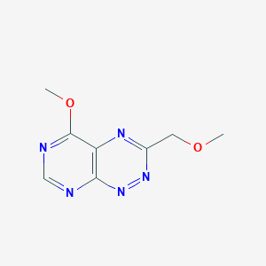 molecular formula C8H9N5O2 B14006711 5-Methoxy-3-(methoxymethyl)pyrimido[5,4-e][1,2,4]triazine CAS No. 30855-44-8