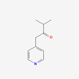 molecular formula C10H13NO B14006721 3-Methyl-1-(pyridin-4-yl)butan-2-one CAS No. 6304-29-6