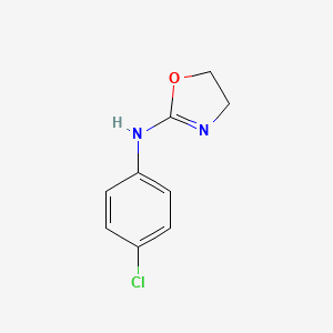 N-(4-chlorophenyl)-4,5-dihydro-1,3-oxazol-2-amine