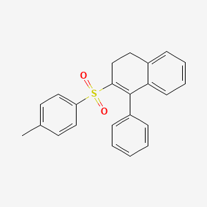 3-(4-Methylphenyl)sulfonyl-4-phenyl-1,2-dihydronaphthalene