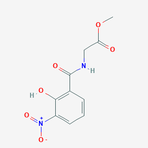 Methyl 2-[(2-hydroxy-3-nitro-benzoyl)amino]acetate