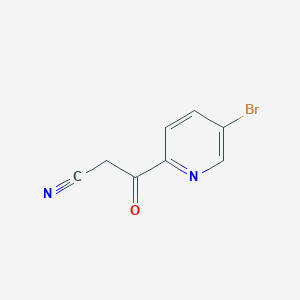 3-(5-Bromopyridin-2-yl)-3-oxopropanenitrile