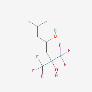 1,1,1-Trifluoro-6-methyl-2-(trifluoromethyl)heptane-2,4-diol