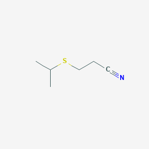 3-Propan-2-ylsulfanylpropanenitrile