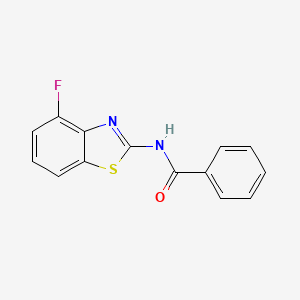 N-(4-fluoro-1,3-benzothiazol-2-yl)benzamide