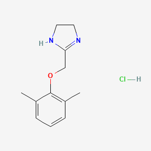 2-[(2,6-dimethylphenoxy)methyl]-4,5-dihydro-1H-imidazole;hydrochloride