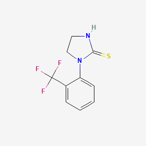 1-[2-(Trifluoromethyl)phenyl]-2-imidazolidinethione