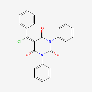 5-[Chloro(phenyl)methylidene]-1,3-diphenylhexahydropyrimidine-2,4,6-trione