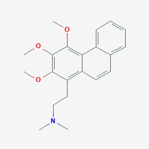 n,n-Dimethyl-2-(2,3,4-trimethoxyphenanthren-1-yl)ethanamine