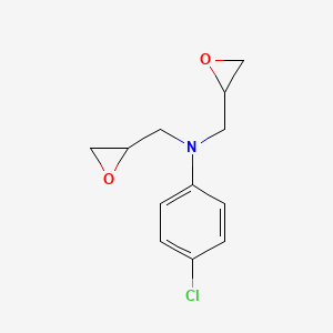 4-chloro-N,N-bis(oxiran-2-ylmethyl)aniline