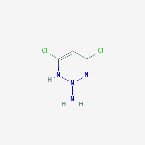 1,2,3-Triazin-2(1H)-amine, 4,6-dichloro-