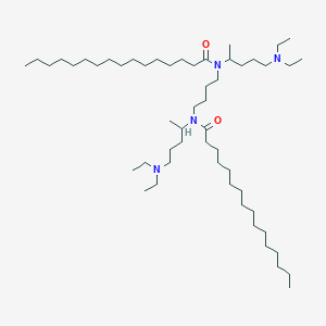 N-[5-(diethylamino)pentan-2-yl]-N-[4-[5-(diethylamino)pentan-2-yl-hexadecanoylamino]butyl]hexadecanamide