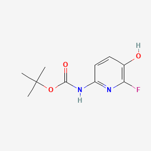 tert-Butyl (6-fluoro-5-hydroxypyridin-2-yl)carbamate