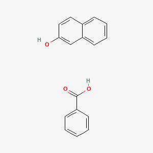 molecular formula C17H14O3 B14007173 Benzoic acid; 2-naphthalenol 