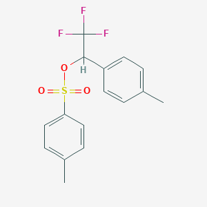 molecular formula C16H15F3O3S B14007181 [2,2,2-Trifluoro-1-(4-methylphenyl)ethyl] 4-methylbenzenesulfonate CAS No. 84877-44-1