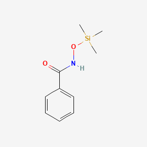 molecular formula C10H15NO2Si B14007188 N-trimethylsilyloxybenzamide CAS No. 78313-15-2