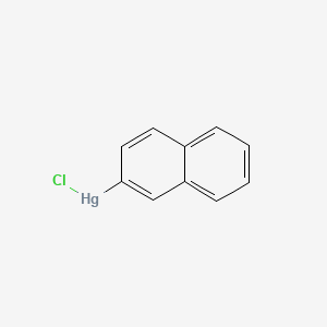 Mercury, chloro-2-naphthalenyl-