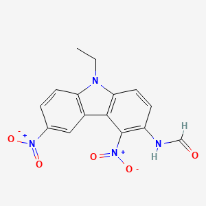 N-(9-Ethyl-4,6-dinitro-carbazol-3-YL)formamide