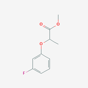 molecular formula C10H11FO3 B1400720 Methyl 2-(3-fluorophenoxy)propanoate CAS No. 1247636-15-2
