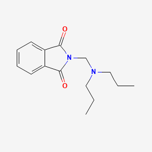 molecular formula C15H20N2O2 B14007202 2-[(Dipropylamino)methyl]isoindole-1,3-dione CAS No. 66399-06-2