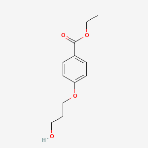 molecular formula C12H16O4 B1400722 4-(3-羟基丙氧基)苯甲酸乙酯 CAS No. 46731-01-5
