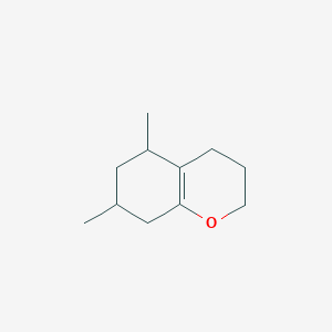 5,7-Dimethyl-3,4,5,6,7,8-hexahydro-2h-chromene