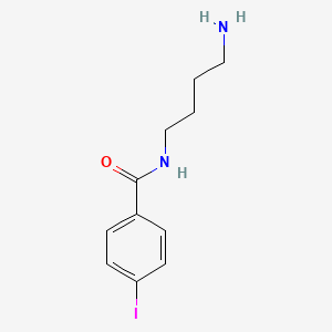 molecular formula C11H15IN2O B1400723 N-(4-aminobutyl)-4-iodobenzamide CAS No. 430428-39-0