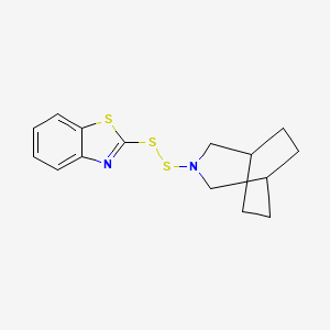 2-(3-Azabicyclo[3.2.2]nonan-3-yldisulfanyl)-1,3-benzothiazole