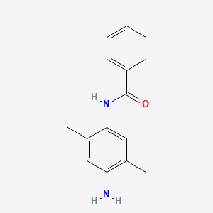 molecular formula C15H16N2O B14007245 n-(4-Amino-2,5-dimethylphenyl)benzamide CAS No. 24552-70-3