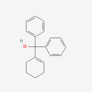 molecular formula C19H20O B14007251 Cyclohexen-1-yl(diphenyl)methanol CAS No. 54766-46-0