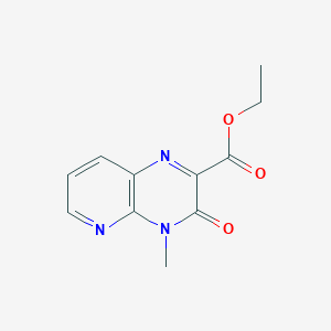 Ethyl 4-methyl-3-oxopyrido[2,3-b]pyrazine-2-carboxylate