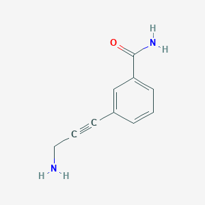 3-(3-Aminoprop-1-yn-1-yl)benzamide