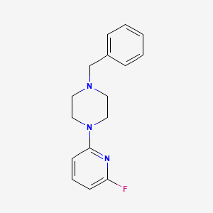 molecular formula C16H18FN3 B1400728 1-Benzyl-4-(6-fluoropyridin-2-yl)piperazine CAS No. 1305009-15-7