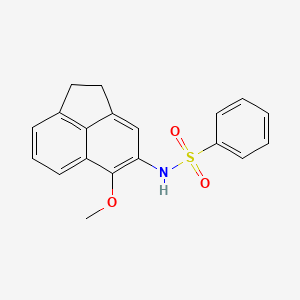 N-(5-methoxy-1,2-dihydroacenaphthylen-4-yl)benzenesulfonamide