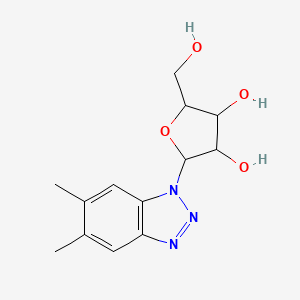 5,6-Dimethyl-1-pentofuranosyl-1h-benzotriazole