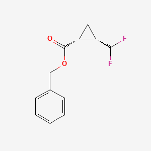 benzyl (1R,2S)-2-(difluoromethyl)cyclopropanecarboxylate