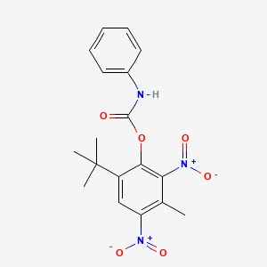 6-tert-Butyl-3-methyl-2,4-dinitrophenyl phenylcarbamate