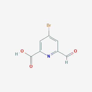 4-Bromo-6-formylpicolinic acid