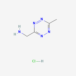 (6-Methyl-1,2,4,5-tetrazin-3-yl)methanamine hydrochloride