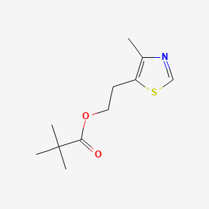 2-(4-Methyl-1,3-thiazol-5-YL)ethyl 2,2-dimethylpropanoate