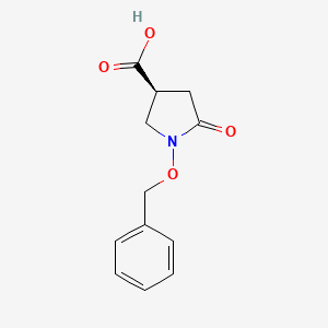 (S)-1-(Benzyloxy)-5-oxopyrrolidine-3-carboxylic acid