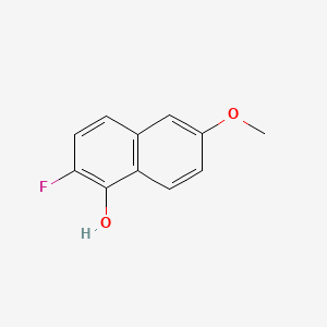 2-Fluoro-6-methoxynaphthalen-1-OL