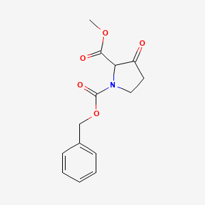 1-Benzyl 2-methyl 3-oxopyrrolidine-1,2-dicarboxylate