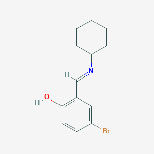 4-Bromo-6-[(cyclohexylamino)methylidene]cyclohexa-2,4-dien-1-one