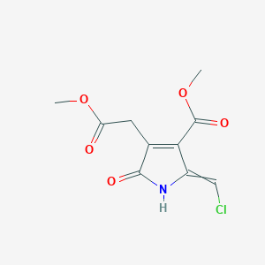 Methyl2-(chloromethylidene)-4-(2-methoxy-2-oxoethyl)-5-oxo-2,5-dihydro-1H-pyrrole-3-carboxylate