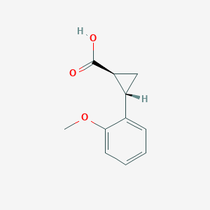 (1S,2S)-2-(2-Methoxyphenyl)cyclopropanecarboxylic Acid